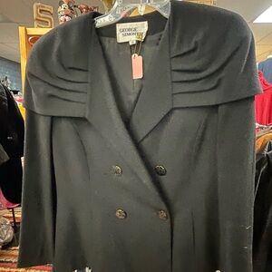 SOLD- George Simonton Black Women's Jacket 80’s